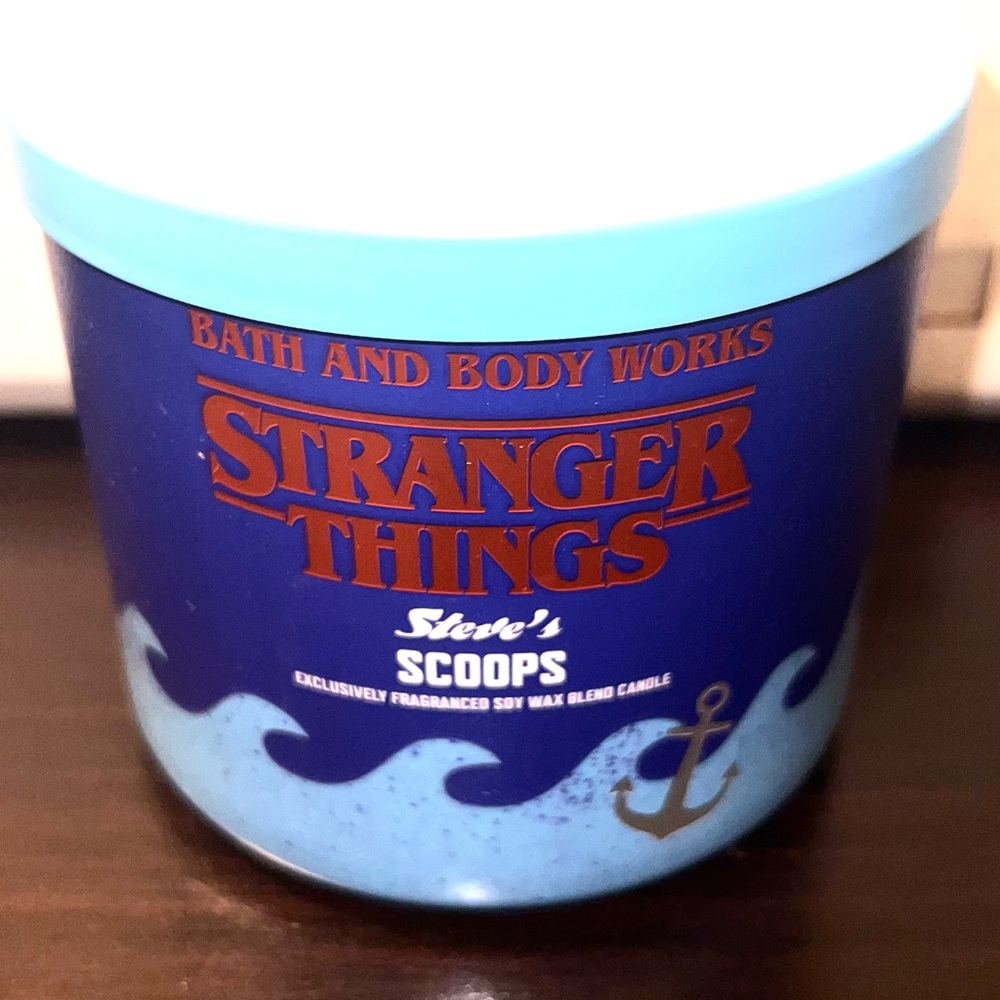 Bath & Body Works Stranger Things candle Steve’s Scoops
